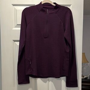 Lululemon Purple Quarter-Zip Pullover Sz 12 NWOT